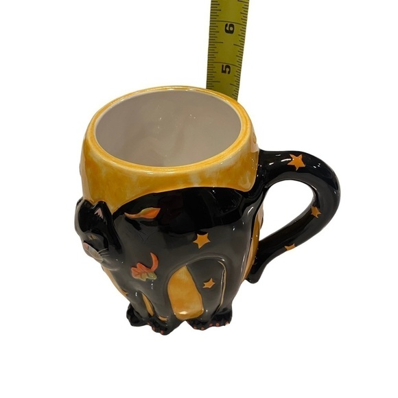 Certified International 1990’s Retired Halloween Cat 22oz Mug Susan Winget - Picture 16 of 16
